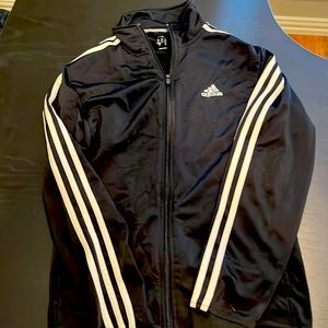 Adidas Track jacket black men’s size Small